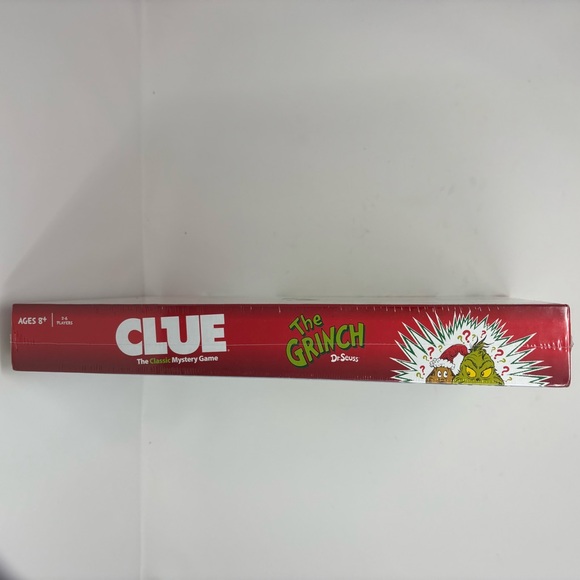 Clue Dr. Seuss How The Grinch Stole Christmas Edi Board Game SEALED UNOPENED - Picture 5 of 5